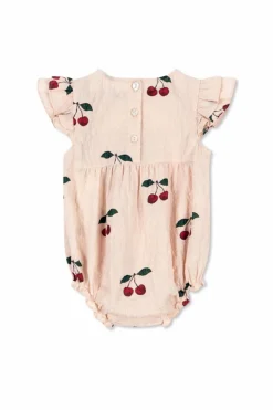 Konges Sløjd PINK Bodysuit with cherry pattern