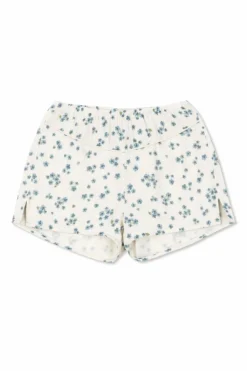 Konges Sløjd WHITE Floral motif shorts
