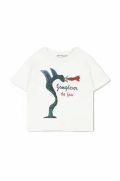 Konges Sløjd WHITE T-shirt with print