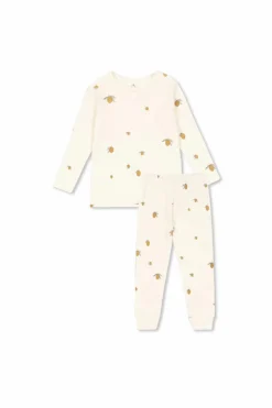 Konges Sløjd YELLOW Pajamas: top and bottom