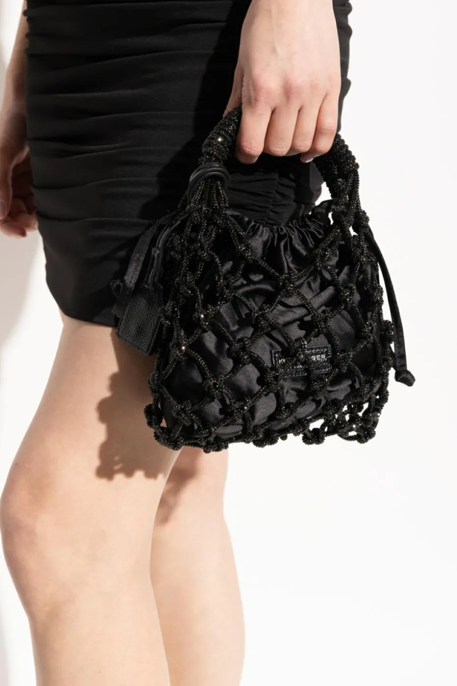 Kurt Geiger BLACK Handbag Macrame Small
