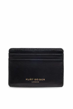 Kurt Geiger BLACK Leather card holder