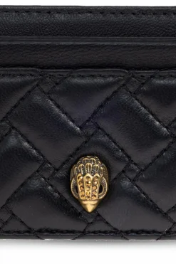 Kurt Geiger BLACK Leather card holder