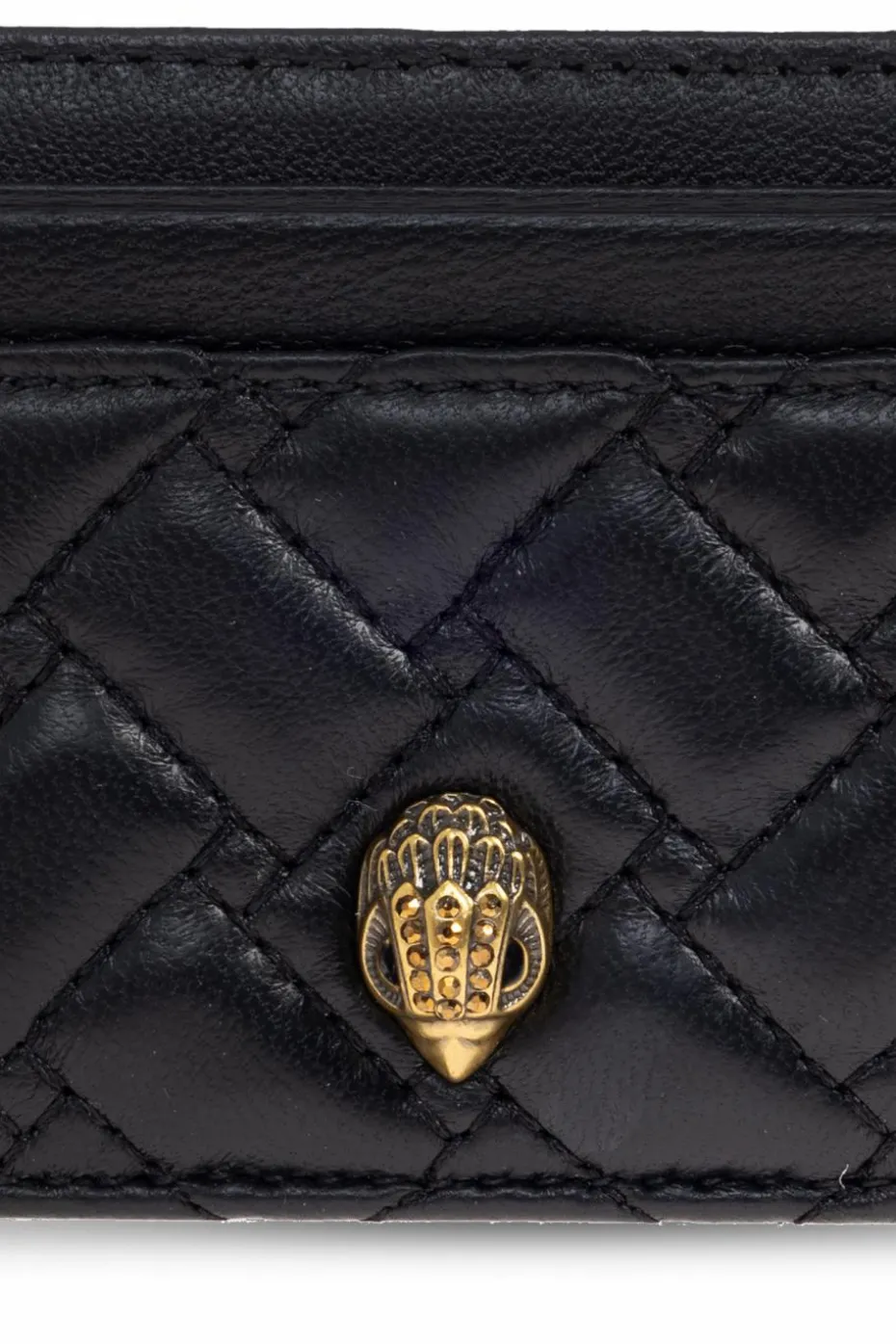Kurt Geiger BLACK Leather card holder