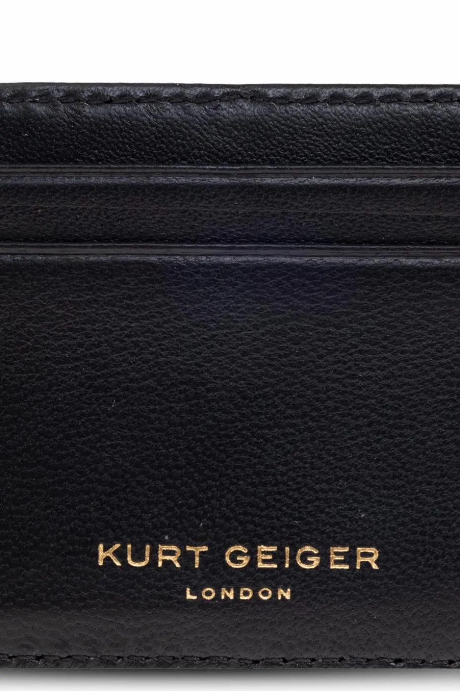 Kurt Geiger BLACK Leather card holder