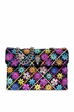 Kurt Geiger BLACK Shoulder bag "Kensington Flowers"