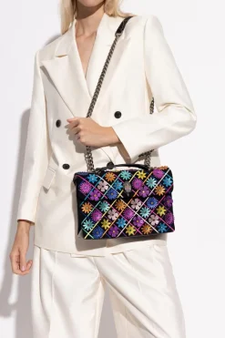 Kurt Geiger BLACK Shoulder bag "Kensington Flowers"