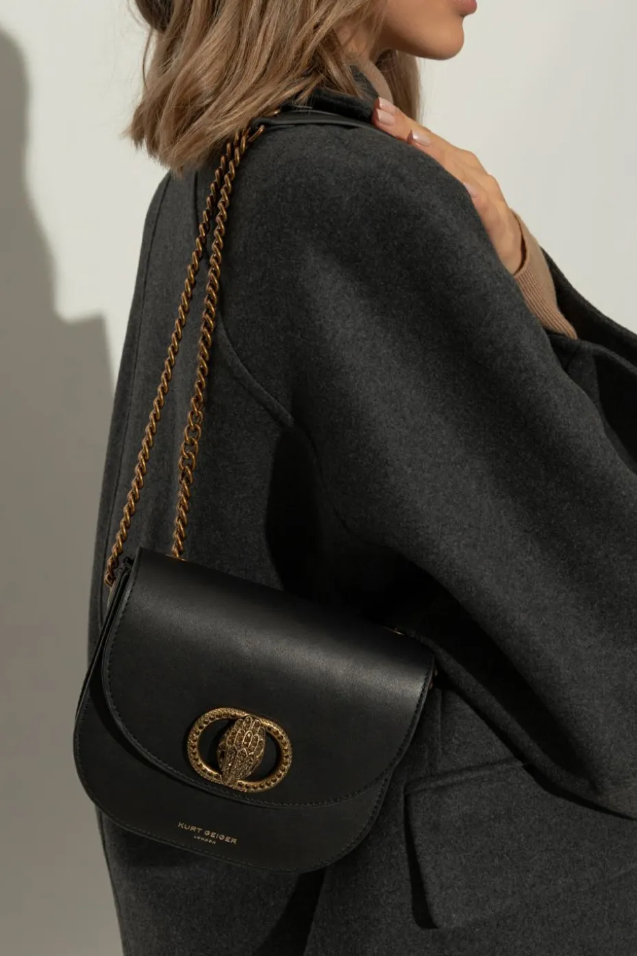 Kurt Geiger BLACK Shoulder bag Chelsea
