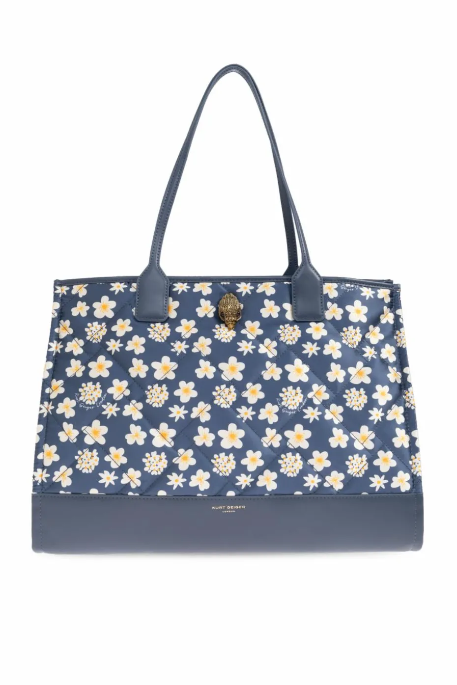 Kurt Geiger BLUE Shopper bag with a floral motif