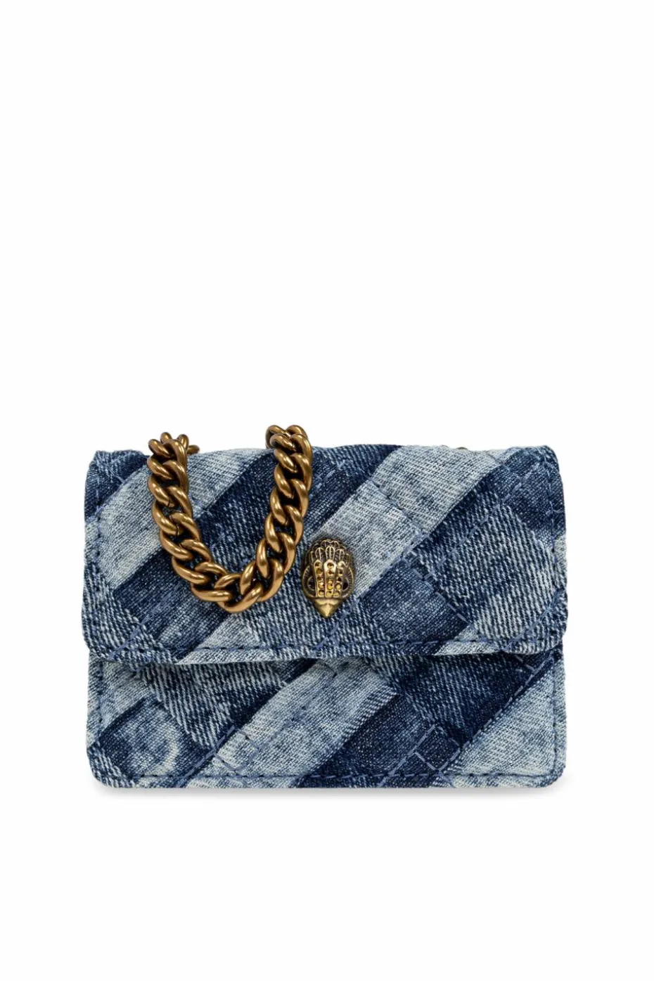 Kurt Geiger BLUE Wallet on a chain Kensington Micro