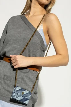 Kurt Geiger BLUE Wallet on a chain Kensington Micro