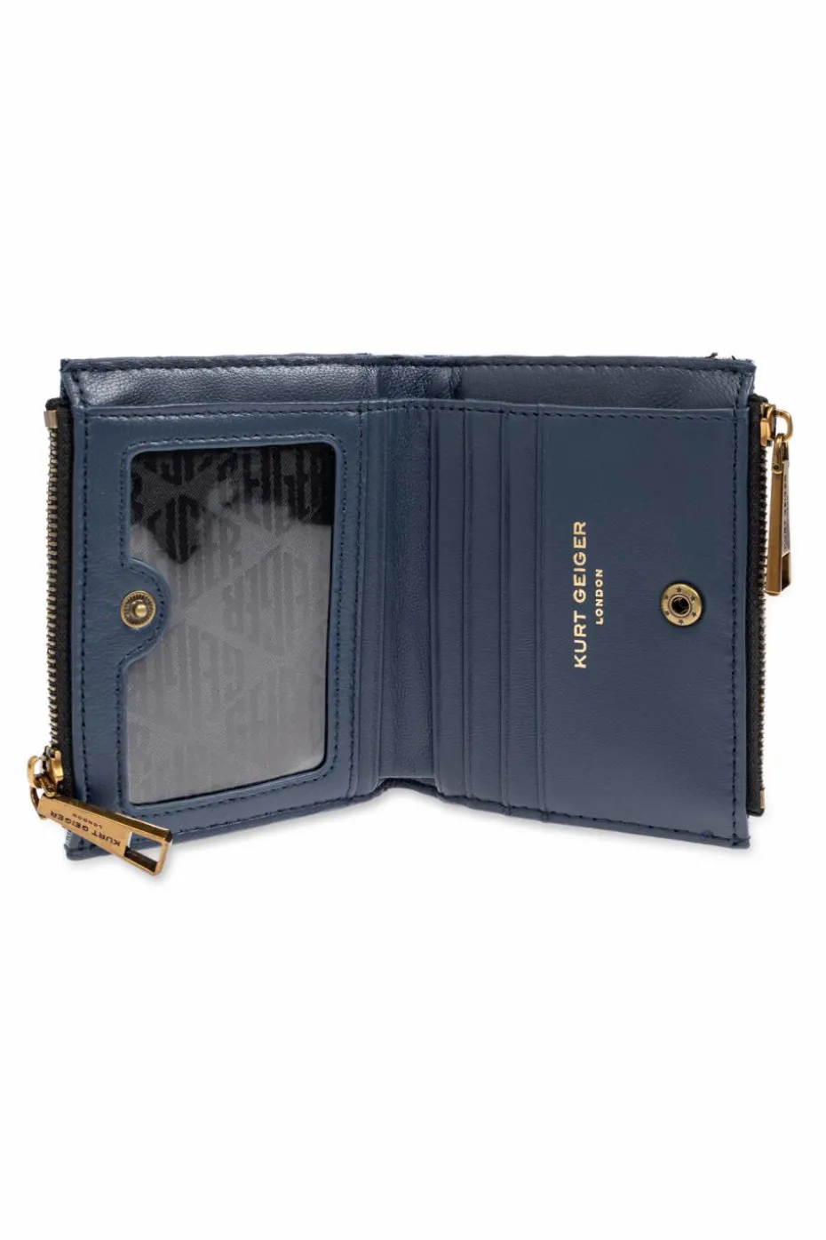 Kurt Geiger BLUE Wallet with logo