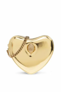 Kurt Geiger GOLD Shoulder bag `Kensington Heart`