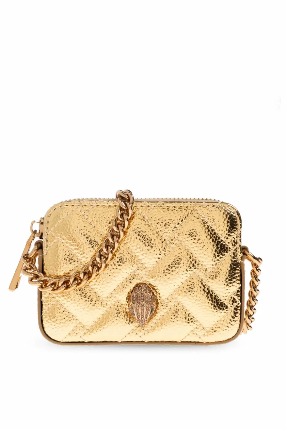 Kurt Geiger GOLD Wallet on chain "Kensington Micro"