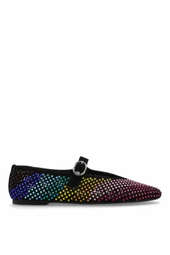 Kurt Geiger MULTICOLOUR Ballet flats with shimmering "Mayfair" crystals