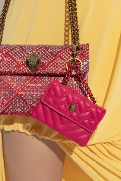 Kurt Geiger PINK Pouch with keychain