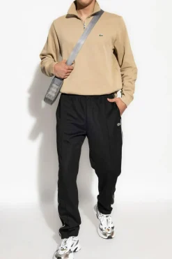 Lacoste beige Sweatshirt with a stand-up collar