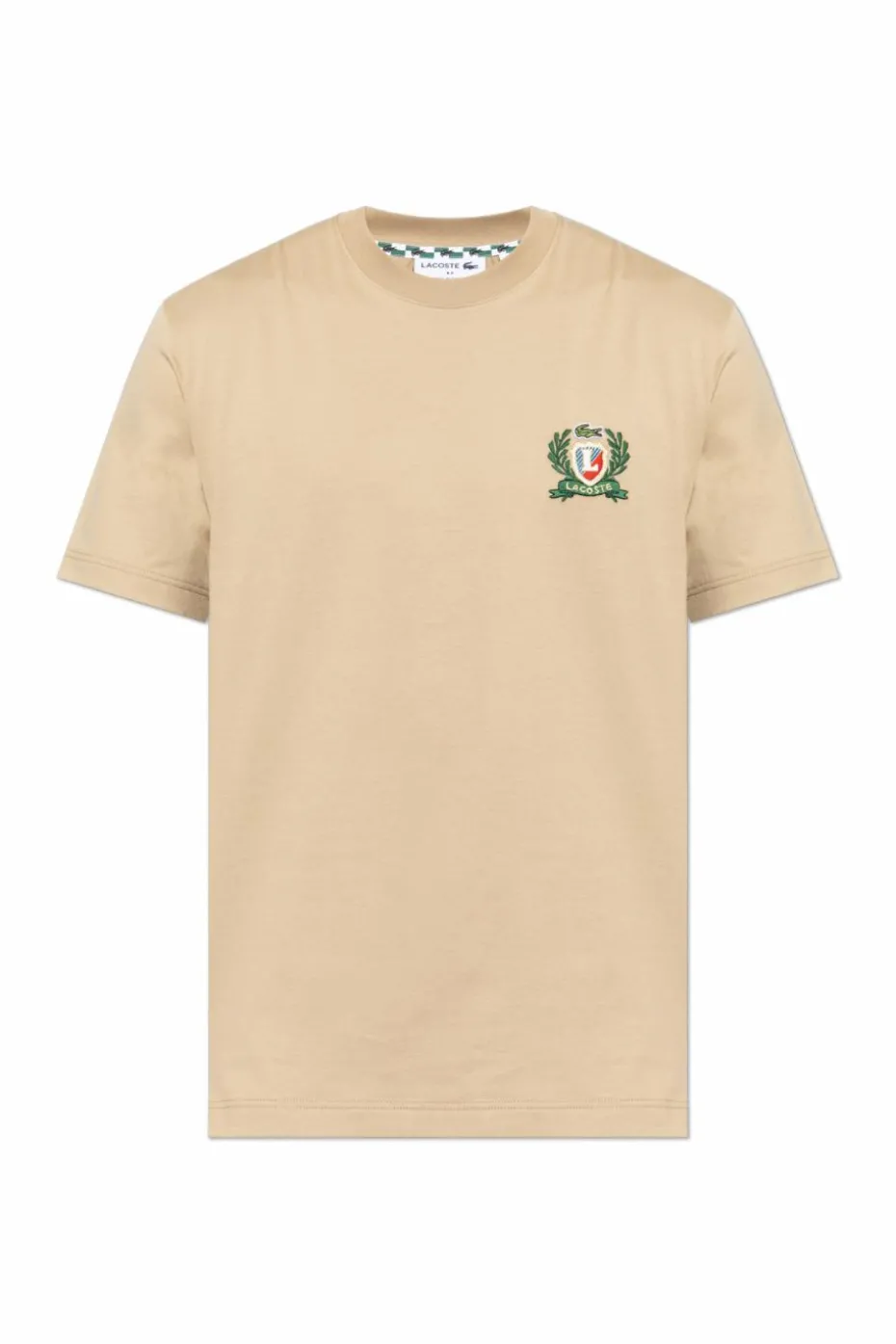 Lacoste beige T-shirt with logo