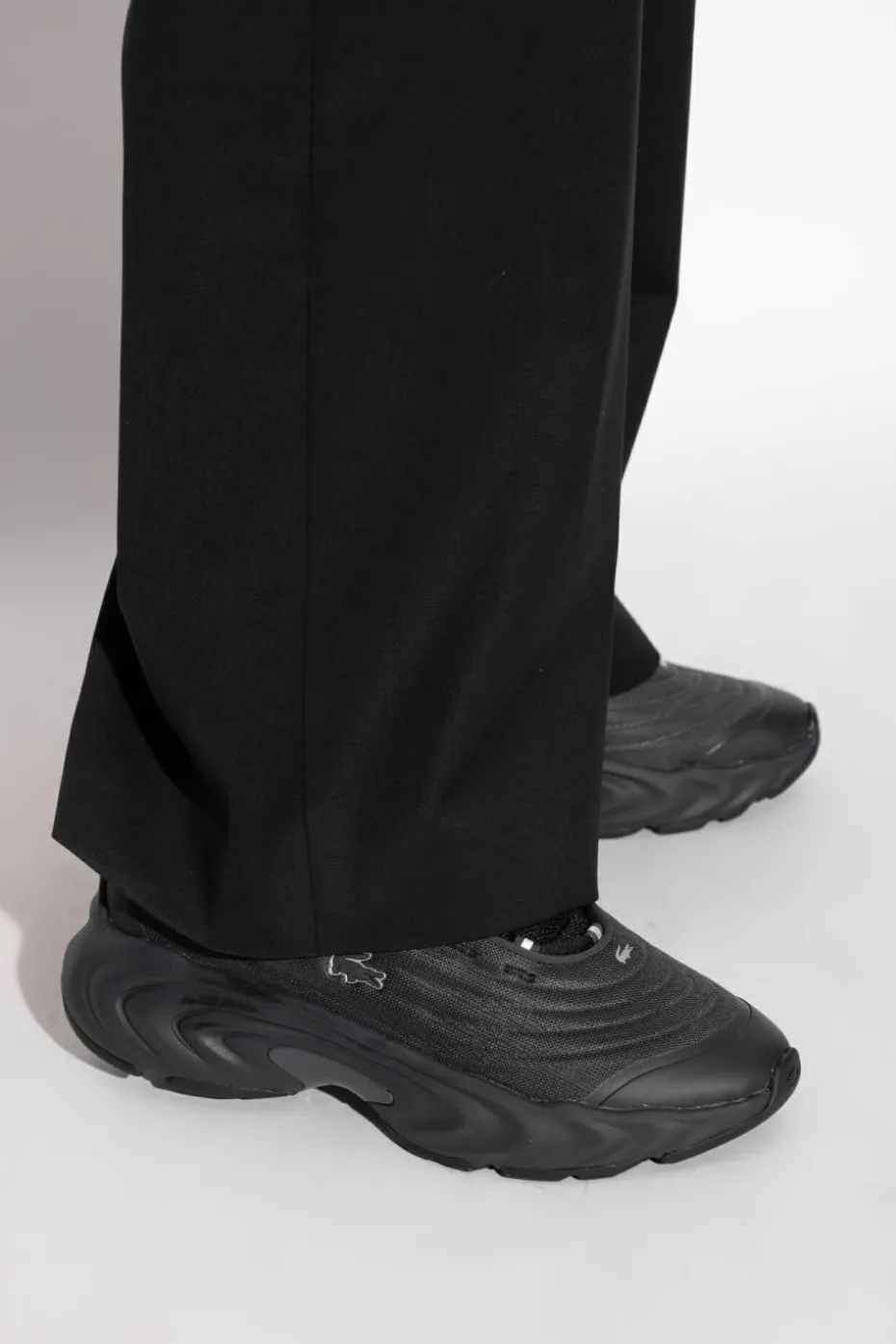 Lacoste BLACK "Spinor" sports shoes