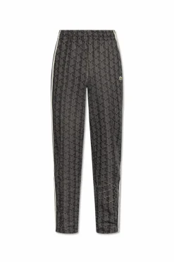 Lacoste BLACK Sweatpants with monogram