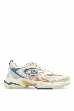 Lacoste cream Sneakers with logo