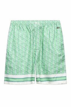 Lacoste GREEN Monogram shorts