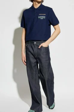 Lacoste NAVY BLUE Polo with logo
