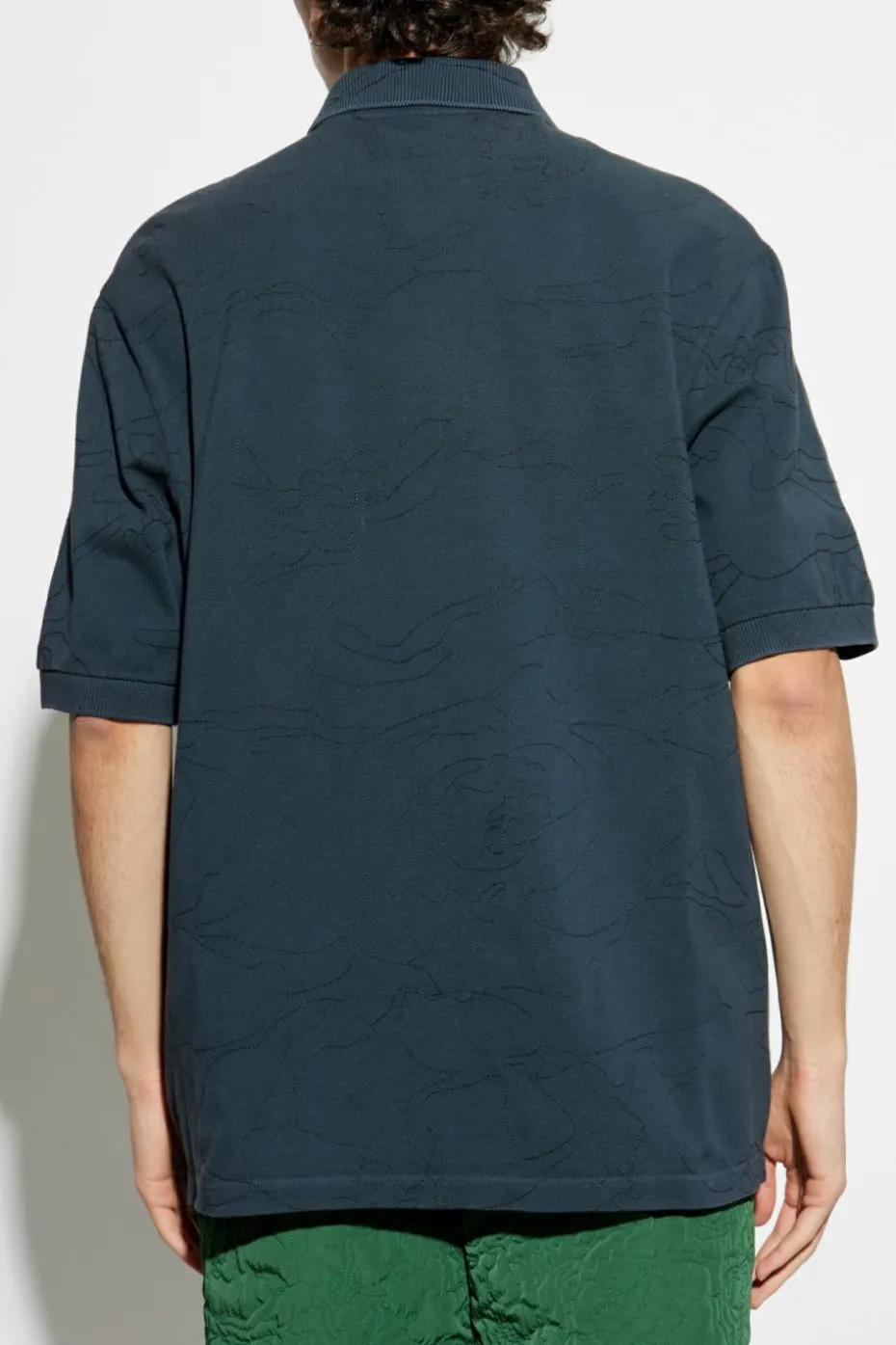 Lacoste NAVY BLUE Polo with detachable logo