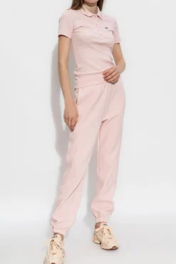 Lacoste PINK Sweatpants with logo