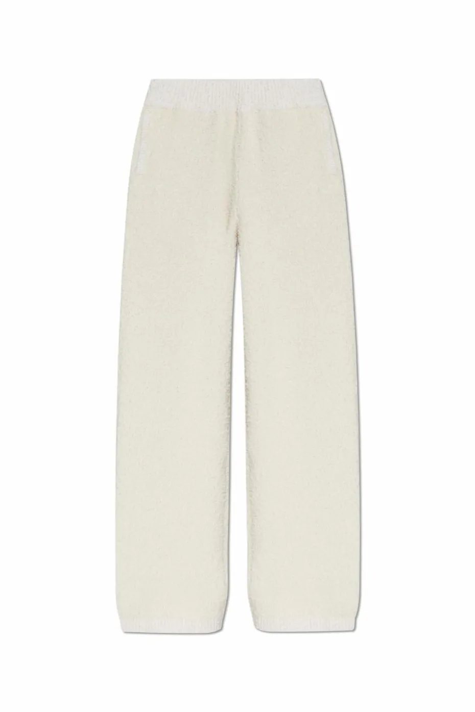 LACOSTE RUNWAY cream Pants with pockets