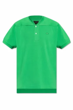 LACOSTE RUNWAY GREEN Polo with logo