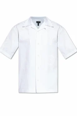 LACOSTE RUNWAY WHITE Shirt with logo