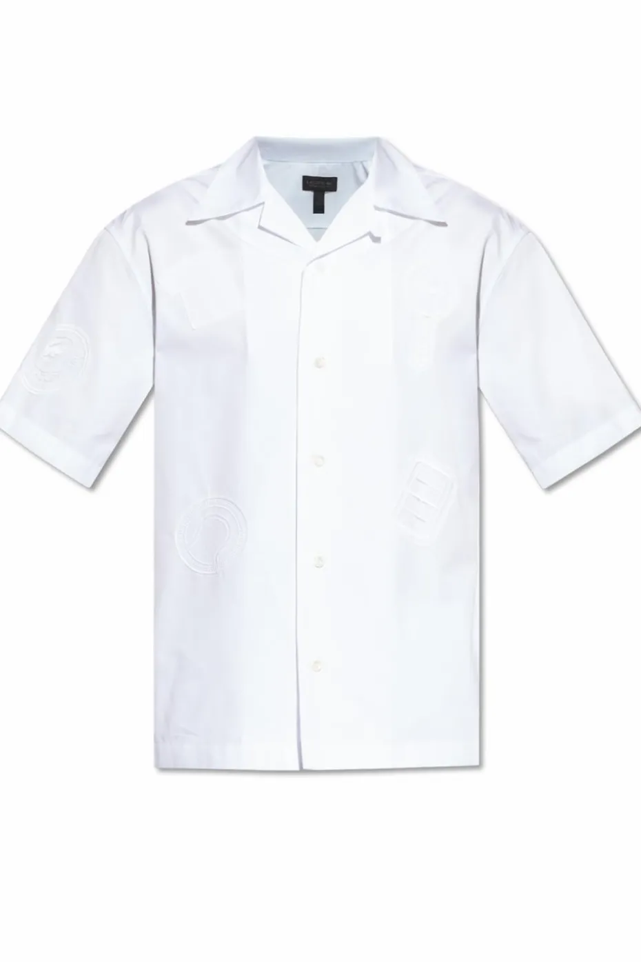 LACOSTE RUNWAY WHITE Shirt with logo