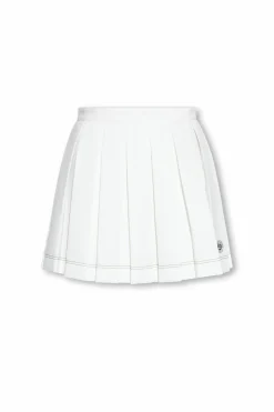 Lacoste WHITE Pleated skirt