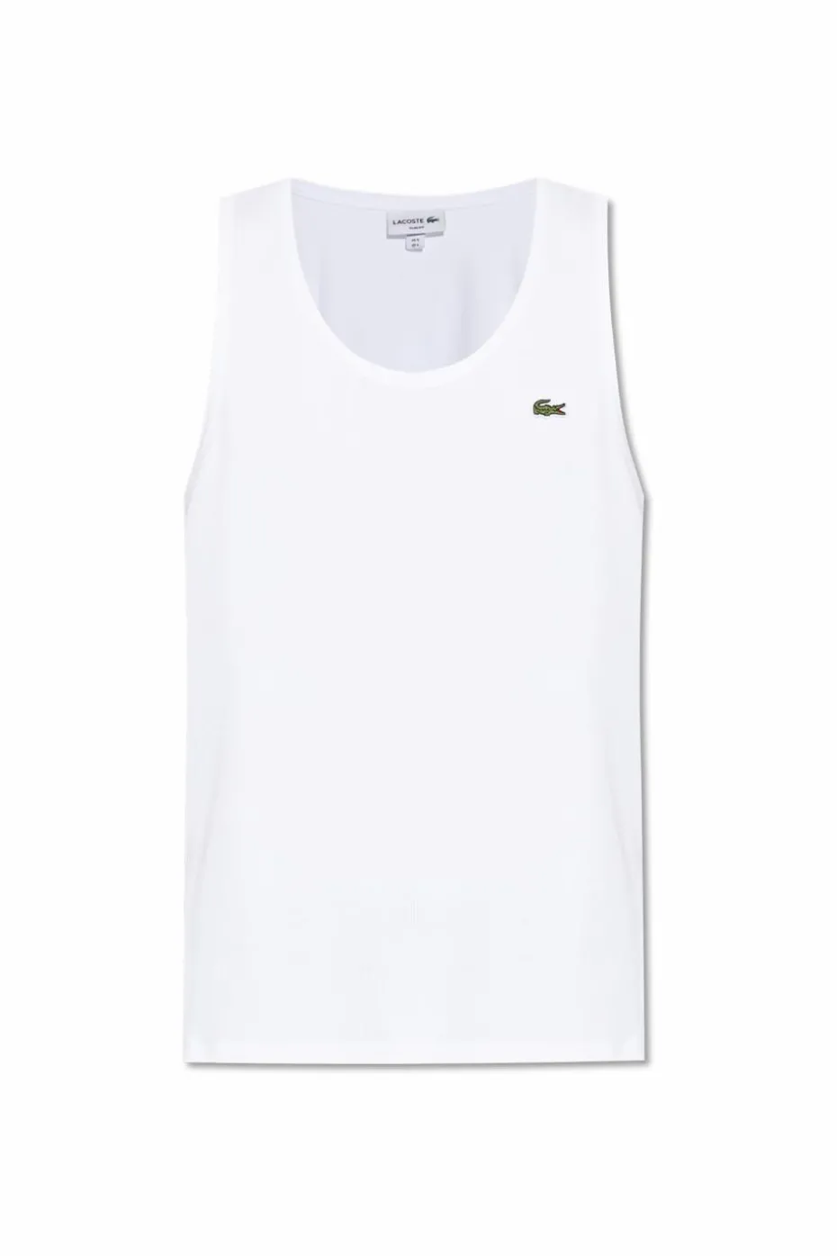 Lacoste WHITE Sleeveless T-shirt