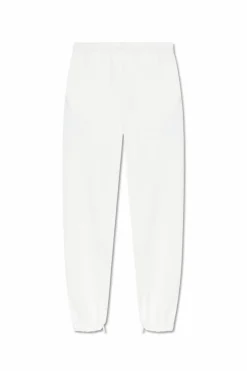 Lacoste WHITE Sweatpants with logo