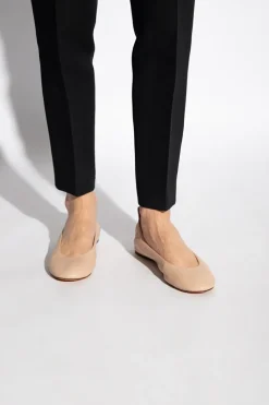 Lanvin beige Leather ballet flats