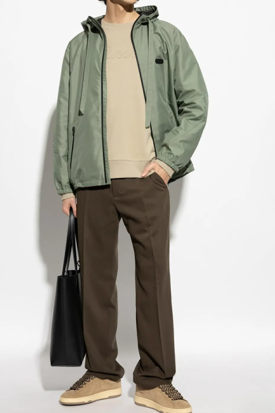 Lanvin beige Sweatshirt with logo