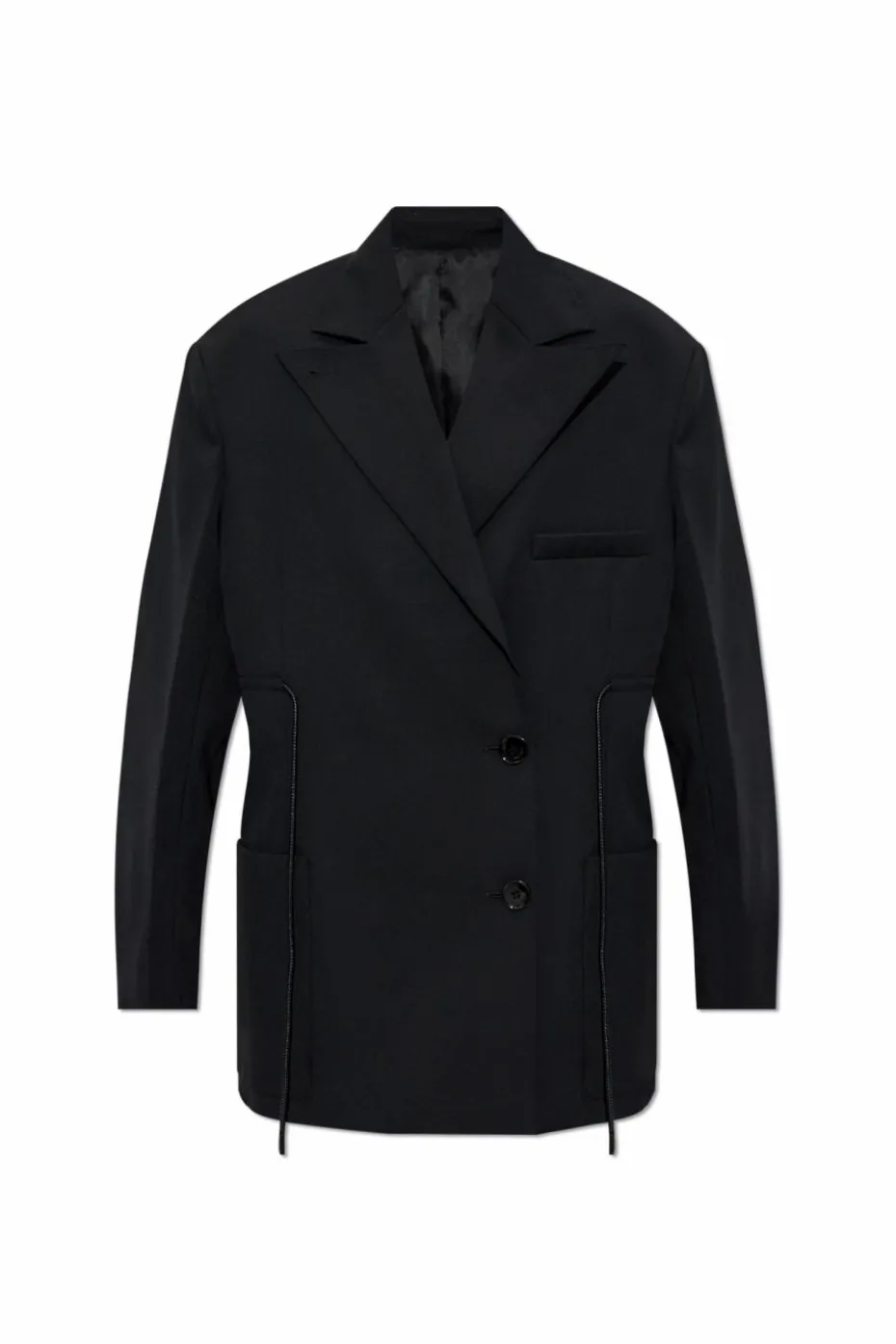 Lanvin BLACK Blazer with drawstrings at the waist