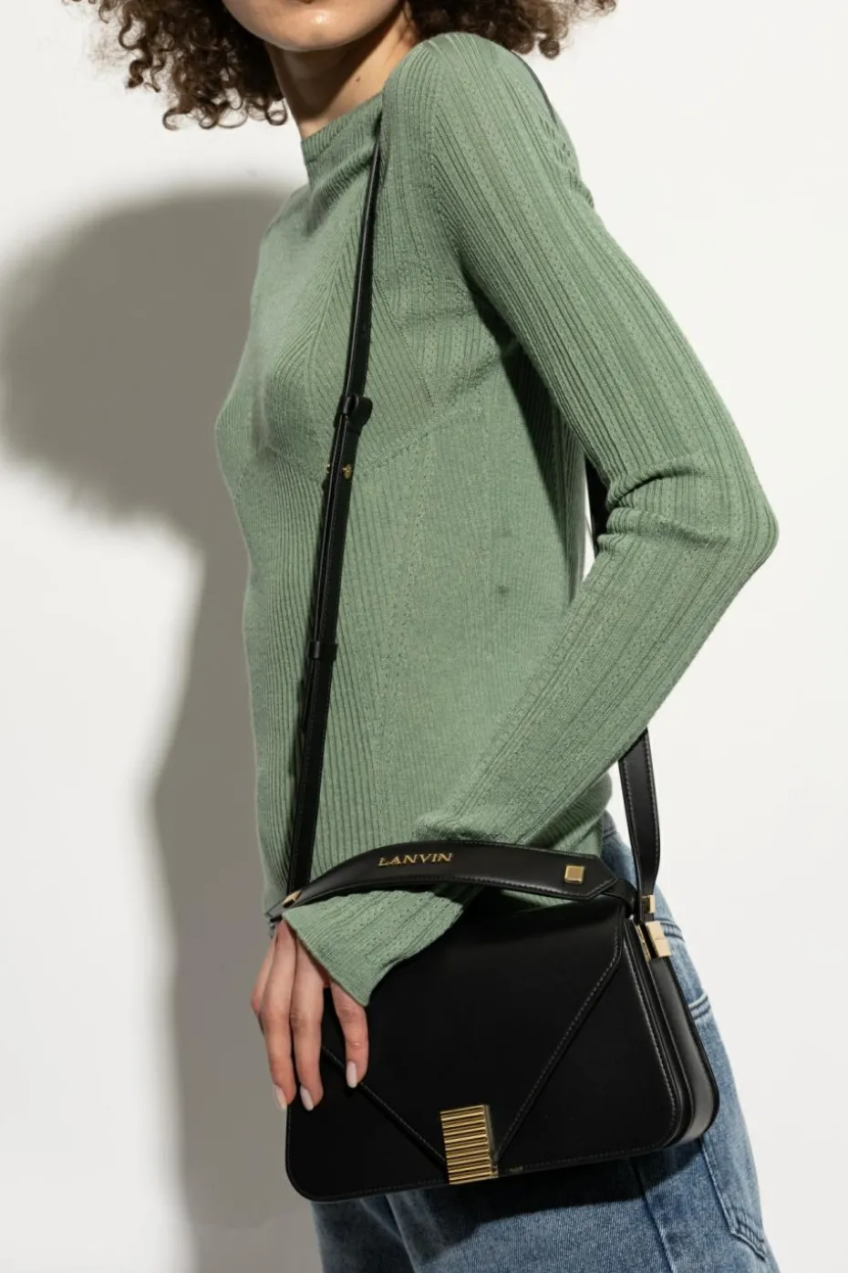 Lanvin BLACK Handbag Concerto Arpege