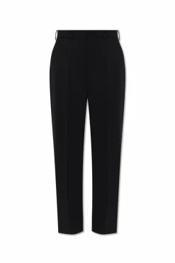 Lanvin BLACK Pleat-front trousers