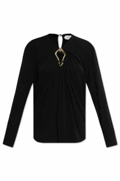 Lanvin BLACK Top with cut-out