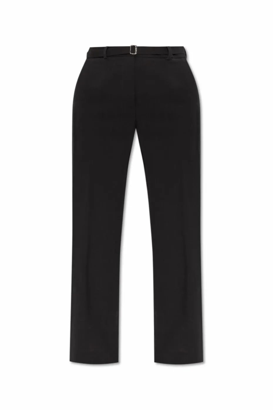 Lanvin BLACK Wool pants with stitching on the legs