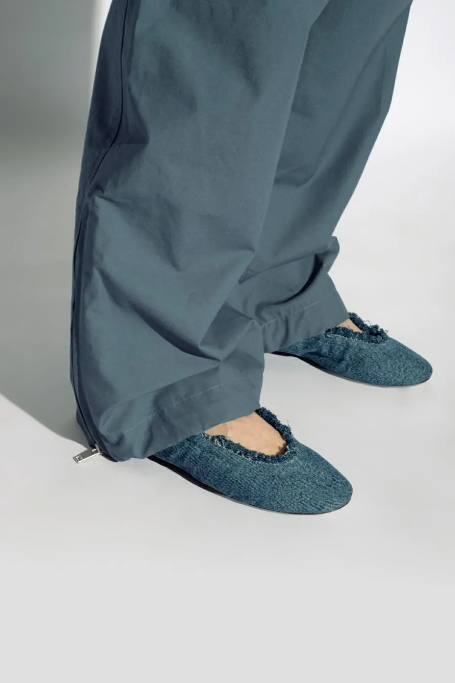 Lanvin BLUE Denim ballet flats