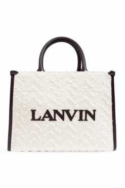 Lanvin cream ‘Bandouliere’ shopper bag