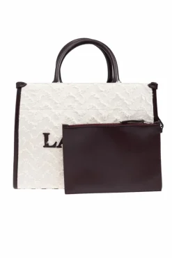 Lanvin cream ‘Bandouliere’ shopper bag