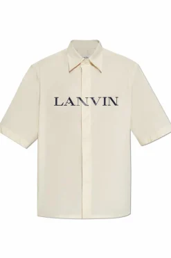 Lanvin cream Shirt with logo