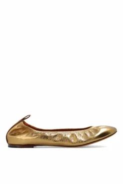 Lanvin GOLD Leather ballet flats