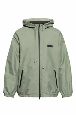 Lanvin GREEN Jacket with logo
