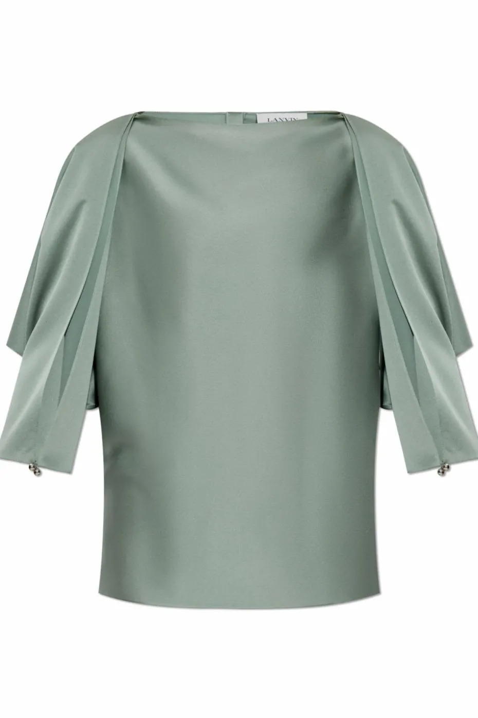 Lanvin GREEN Satin top